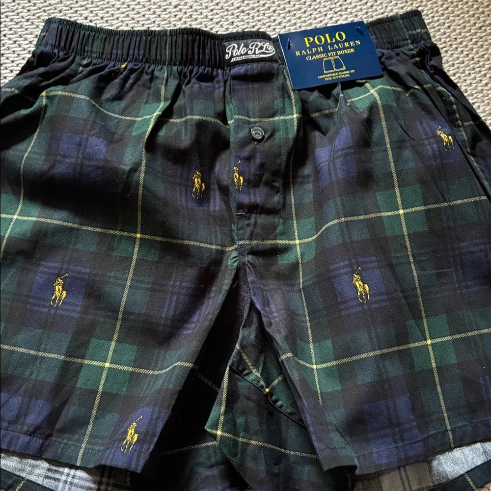 Boxers mens new size S cotton Polo Ralph Lauren